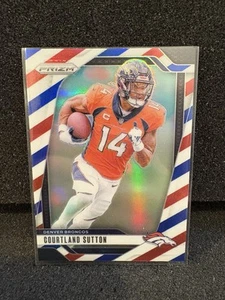 2024 Panini Prizm #86 Courtland Sutton Red White and Blue Denver Broncos - Picture 1 of 1