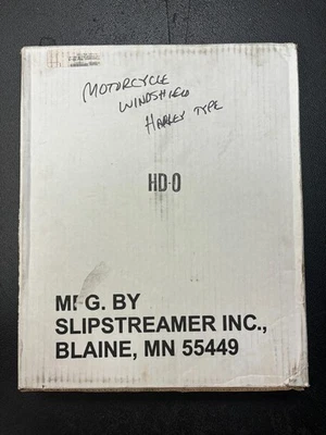 Slipstreamer HD-0 Windshield Clear 1.25" HD-0for sportster, big twin,mini police - Image 1 of 4