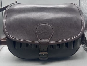 Ammo Bag Top Cowhide Leather hunting 120 Cartridges Holder Shooting Quality!!! - Picture 1 of 18