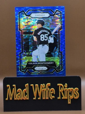 2024 Panini Prizm #219 Colson Montgomery RC Blue Pulsar Prizm 54/75 White Sox  - Imagem 1 de 4