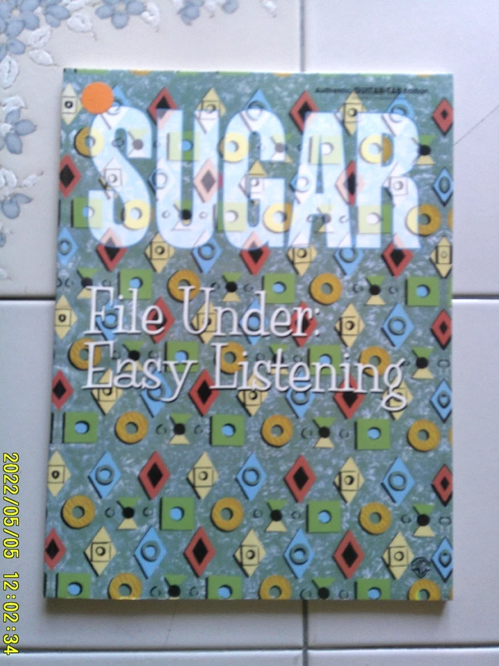 Sugar File Under Easy Listening Guitar Tab Tablature Book Bob Mould Husker Du OP - Image 1 of 1