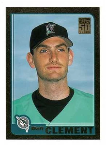 2001 Topps Traded Gold #062 Matt Clement Marlins BV$5 ####/2001 #62 - Picture 1 of 1