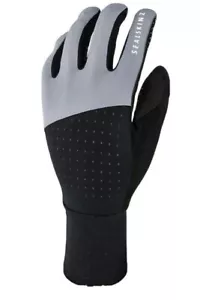 SealSkinz Solo Super Thin Gloves Black Grey XL RRP £30.00 Nice Gift Genuine - Picture 1 of 4