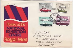 GB Stamps Souvenir Cover Motor Show, NEC, PO, transport, cars, Ford, Jaguar 1982 - Picture 1 of 1