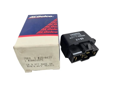 Genuine GM 10026578 Blower Motor Relay 1985-1995 Chevrolet GMC Pontiac Cadillac - Imagem 1 de 2