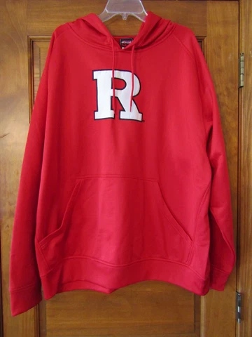NWT -  Rutgers Hooded Sweat Shirt - XXL - Hoodie - Front Pouch Cover