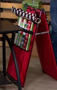 Christmas Deluxe Gift Wrap and Craft Station Green Present Wrapping Caddy - Picture 1 of 11