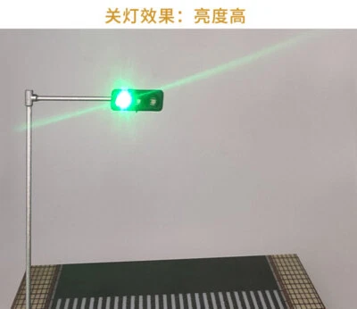 Diorama 1/64 LED Verkehrsampel Modell Stadtbahn-Szene Requisiten Modell Zubehör - Bild 1 von 4