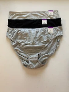 Lot of 3 Charter Club Sz XXL Lace Trim & Supima Cotton Hi-Cut Brief Underwear - Picture 1 of 9