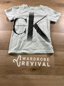 Calvin Klein blaues Kurzarmhemd Größe 4T - Bild 1 von 10