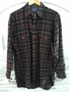 Pendleton langärmliges Button-Down-Hemd für Herren 15 1/2" Medium 100 % Schurwolle - Bild 1 von 4