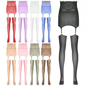 Damen Feinstrumpfhose Erotisch Strapsstrümpfe Nachtclub Strapsstrumpfhose Sexy - Bild 1 von 58