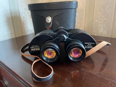 Asahi Pentax prism coated binoculars 7x35 Wide Field 11 degree with case  - Image 1 of 4