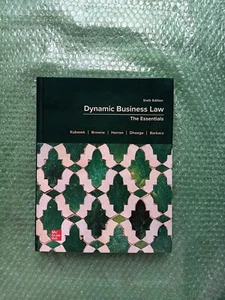 Dynamic Business Law : The Essentials by M. Neil Browne, Linda L. Barkacs, Nancy - Imagen 1 de 2