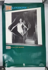 Rainbow 1983 Bent Out Of Shape Promo Poster Richie Blackmore Turner Glover Vintage  - Bild 1 von 11