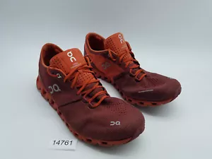 On Cloud X Swiss Engineering Men's Size 12.5 Running Shoes Sienna Rust Red - Picture 1 of 12