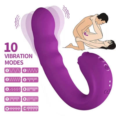 Rotating Anal Plug Dildo Male Prostate Massager Vibrator Sex Toys for Men Women - Image 1 of 4