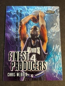 Box 31: 1999-00 Topps Finest Producers OVERSIZE PROOF Chris Webber Kings - Picture 1 of 2