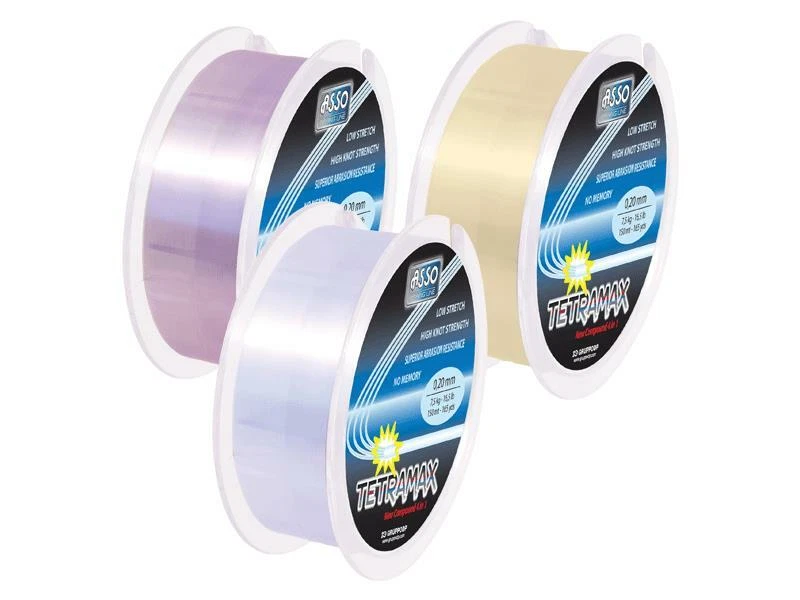 MONOFILO DA PESCA MULINELLO TETRAMAX 600 MT VARI DIAMETRI ASSO INGLESE BOLOGNESE - Immagine 1 di 1