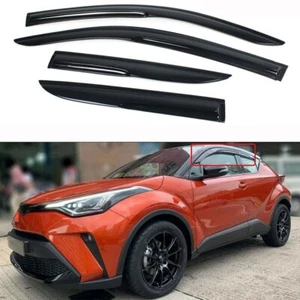 4X Smoke Window Visors Rain Guard Shade Fit For 2017 2018 2019 2020 Toyota C-HR - Picture 1 of 6