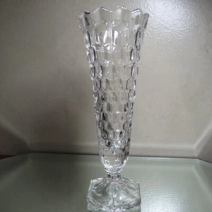 Fostoria American 8" Flared Bud Vase Clear - Picture 1 of 10