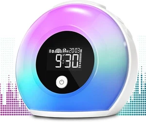 Wake up Bluetooth Alarm Clock Night light colorful great sound - Picture 1 of 1
