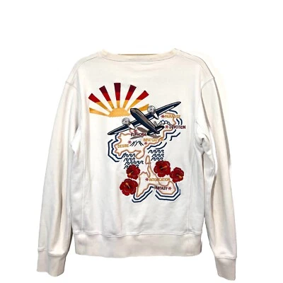 Sudadera Stella McCartney World Travel para mujer M bordada floral DEFECTUOSA Foto 1 de 4