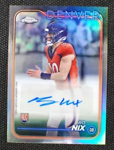 🌟 BO NIX - 2024 Topps Chrome VARIATION REFRACTOR AUTO Rookie RC #RA-BNI - Picture 1 of 2