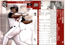 Freddy Guzman 2007 MultiAd Oklahoma Redhawks #8 Card *AutographDen*