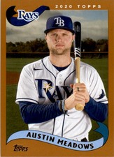 2020 Topps Archives #214 Austin Meadows Tampa Bay Rays