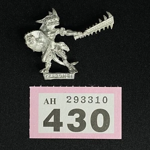 LIZARDMEN SKINK HERO CHIEF WITH SWORD COMMAND WARHAMMER FANTASY SERAPHON OOP - Picture 1 of 2