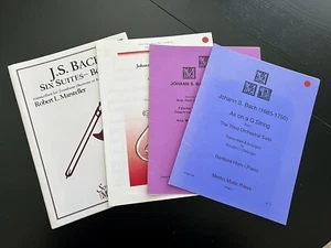 J. S. Bach Solos For Baritone And Piano - Picture 1 of 9