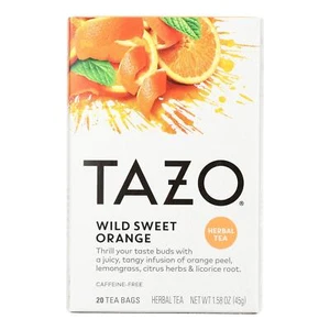 Tazo Tee Kräutertee - Wild Sweet Orange - 6er Kiste - 20 BEUTEL - Bild 1 von 2