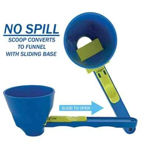2pc Protein Powder Funnel Spoon Measuring Spoon Funnel With Longer Handle - Picture 1 of 8