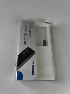Samsung Galaxy Note 3 Genuine S-View Flip Cover White - Picture 1 of 2