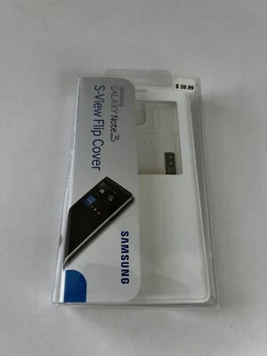 Samsung Galaxy Note 3 Genuine S-View Flip Cover White - Image 1 of 2