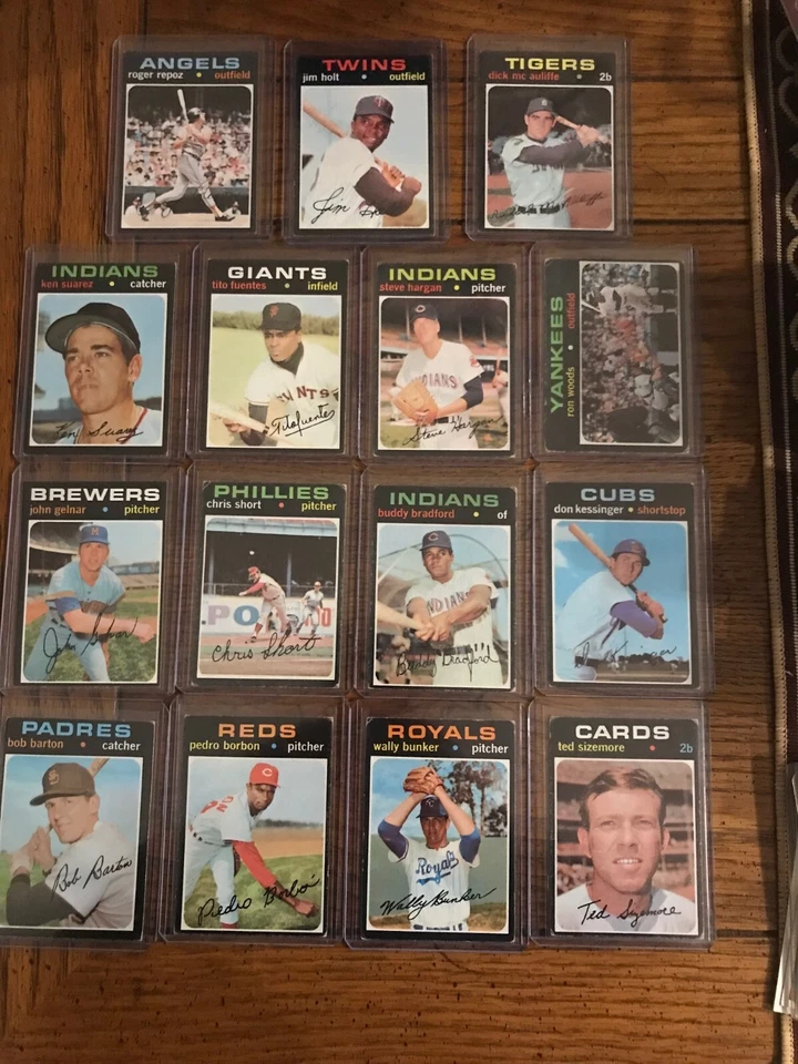 Steve Hargan 1971 Topps Baseball Card (Sale Is For Card In Title) (12,700 - Image 1 of 1