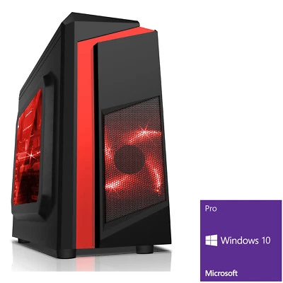 Ultra Fast AMD Gaming Computer Desktop PC Radeon 16GB USB3 Windows 10 Pro F3R - Image 1 of 4