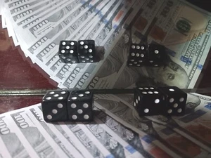 1-3-5 2-4-6 TOPS Missouts 5/8" 16mm geladene Würfel. Glücksspiel Sammlerstücke Magie! - Bild 1 von 8