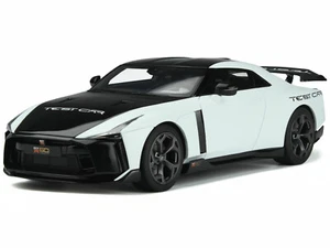 2021 NISSAN GT-R50 TEST CAR BLACK & WHITE 1/18 MODEL CAR BY GT SPIRIT GT853 - Picture 1 of 8