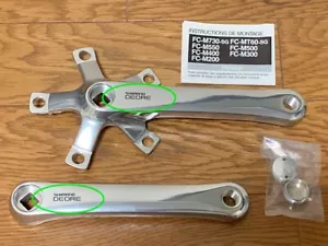 Shimano Deore DX FC-MT60 crank crankshaft X2 decal sticker stickers sticker ステッ� - Picture 1 of 2