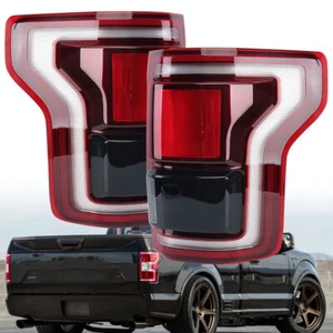 2015-2019 2020 For Ford F-150 [Incandescent Upgrade Raptor] Rear LED Tail Lights - Picture 1 of 11