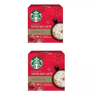 2PCS Starbucks Espresso Toffee Nut Latte Capsules Compatible Dolce Gusto Machine - Picture 1 of 1