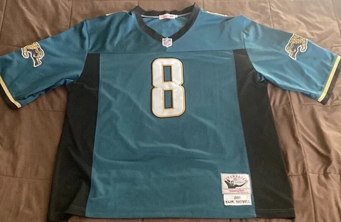 Jacksonville Jaguars #8 MARK BRUNELL 2XL M&N “97 Thrwbck Jersey! NWOT! STITCHED! Cover