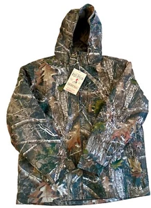 New RedHead Silent Hide Men's Hooded Hunting Camo Jacket, Size L - Picture 1 of 10