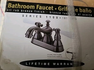 Pegasus Bathroom Faucet 1100 - 181 265G - Oil Rub Bronze Finish New - Picture 1 of 5