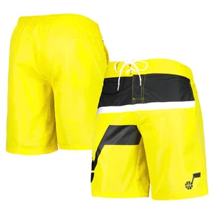 Men's G-III Sports by Carl Banks Gold Utah Jazz Sea Wind Swim Trunks - Picture 1 of 3