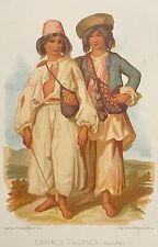 Enfants Tsiganes Autriche lithographie Garnier Dufrénoy