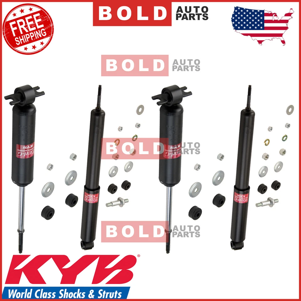 Kit de amortecedores KYB Excel-G OEM conjunto de 4 para 1962-1964 Ford Galaxie 500 - Imagem 1 de 4