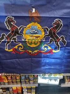 NEW, Pennsylvania State Flag, Banner, Nylon, 3' x 5' - Picture 1 of 8